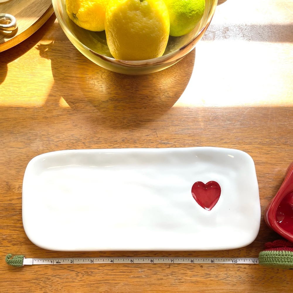 Williams Sonoma ❤️ Heart ❤️ Dish/ Tray ❤️ Valentine Dish